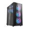 Darkflash DK352 Plus számítógépház + 4 ARGB ventilátor (fekete) (DK352 PLUS)